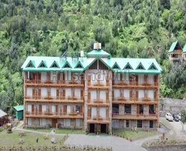 20000 sq. ft resort for lease  in raison kullu-manali along with 109000 sq.ft. land