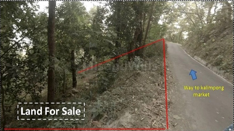 ₹57.50 Lac&nbsp;|&nbsp;0.25 decimal residential plot for sale  in kalimpong darjeeling