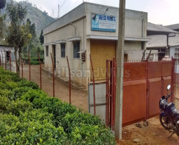 1600 sq. ft factory for sale  in hallakkarai road, aravenu, kotagiri along with 12 cents land