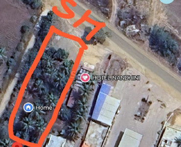 30000 sq.ft. commerical land for rent  in mugulavalli chikmagalur